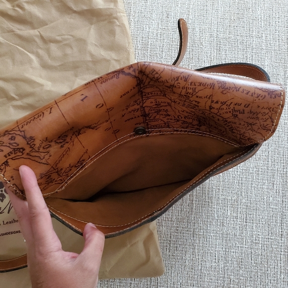 Patricia Nash Leather Saddle Bag - Picture 7 of 14